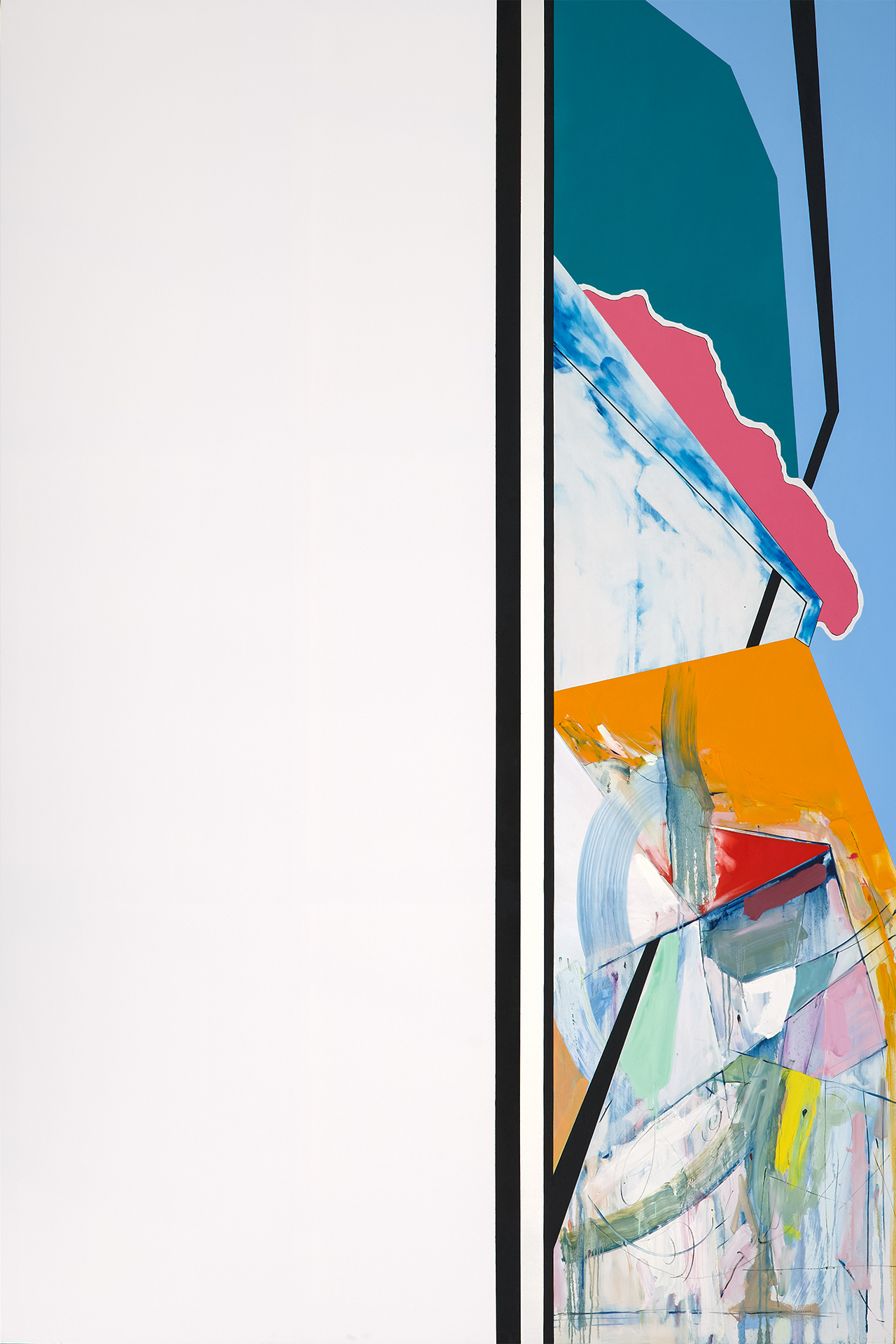 Rousopoulos_”and there was light”_2023_oil on canvas_300x200 cm