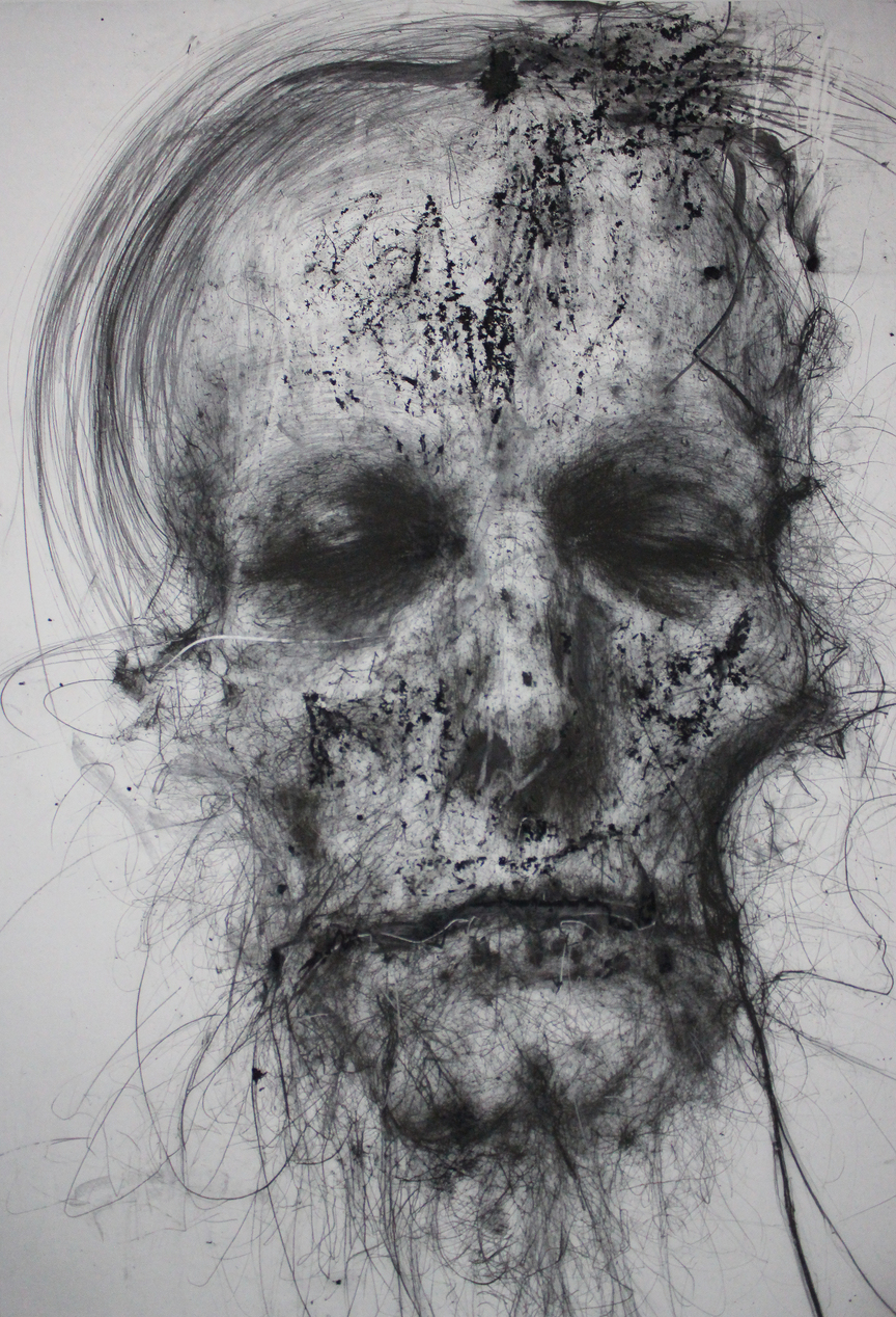 Auction of Morality, 2024-2025, κάρβουνο και μολύβι σε Norfolk χαρτί, 100 x 70 εκ (1)