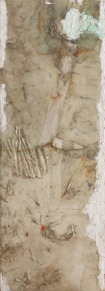 Nikos Kessanlis, Untitled, 1981, mixed media on canvas, 196×70